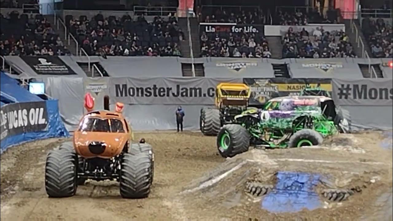 Monster jam Albany NY Show 1, donut competition YouTube