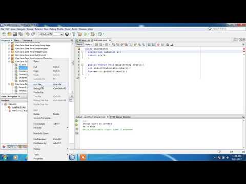java static part-1   in tamil