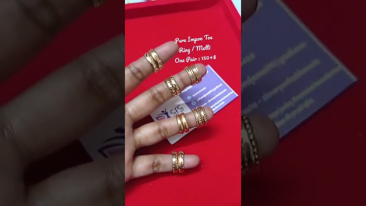 Trendy silver toe ring Designe // चांदी की बिछिया डिजाइन // #bichhiyadesign  - YouTube