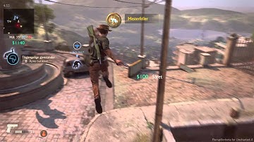 Uncharted 4 Multiplayer | Zip-line kill