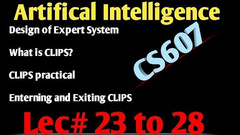 cs607 lecture 23 / 24/25 /26 /27/28 ||cs607 short lecture series ||cs607 lecture 23