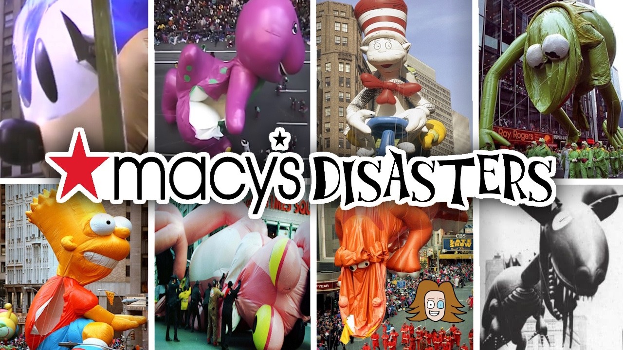 Ужасные катастрофы парада в честь Дня благодарения в Macy's