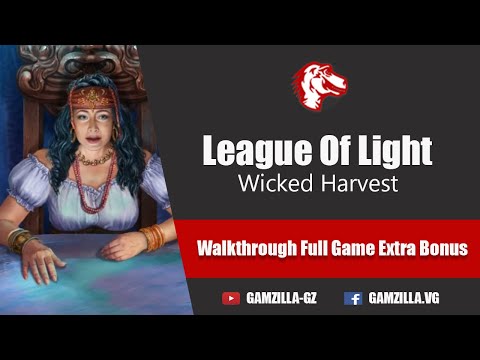Lets Play League Of Light 2 Wicked Harvest Full Extra Bonus Walkthrough Big Fish Adventure Games  HD