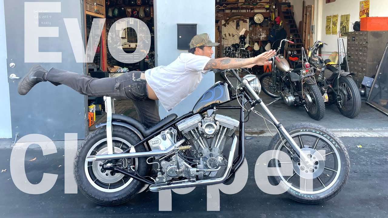 【カスタムビルド】1991年式 Evo Chopper がどこか上品な大人な雰囲気を漂わせる. . .