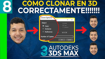 08 | 3ds Max cómo CLONAR Objetos | [CUALQUIER VERSIÓN] 👀