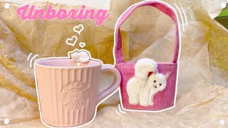 Unboxing the Starbucks Feline in Love Collection 2024