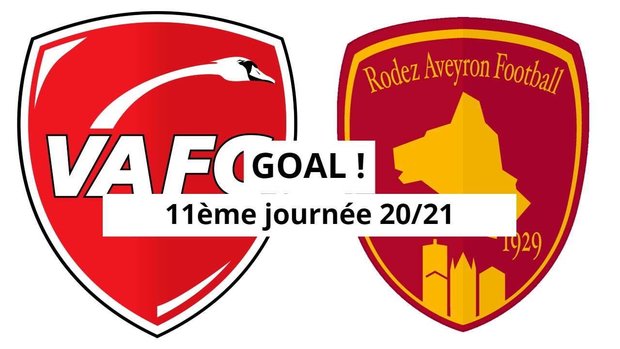 Valenciennes - Rodez AF [1-(1)] GOAL 72' (David Douline) 11ème journée 2020/21