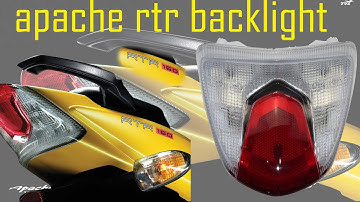 apache backlight repair || How to repair Apache backlight Tail light repair