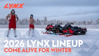 2026 Lynx snowmobile lineup | Come alive for winter