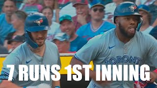 Blue Jays Score 7 Runs in 1st Inning vs Twins!