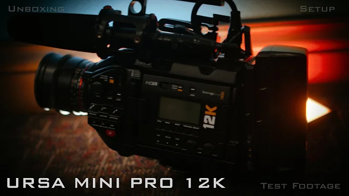 Unboxing, Setup, & Test Footage of the New Blackmagic Design Ursa Mini Pro 12K