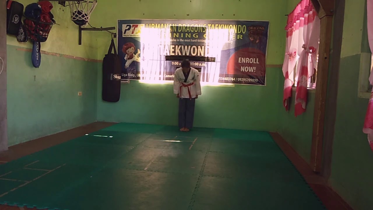 Online TKD NFotY Poomsae 2020 Junior Division Colored Belt Entry Taeguk 5