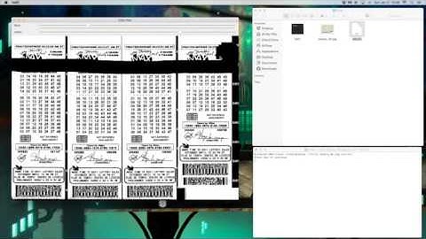 OpenCV and Tesseract - Lottery Ticket OCR
