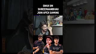 snax on  Apex gaming Announcement #bgmi #jonathan #gaming #youtube
