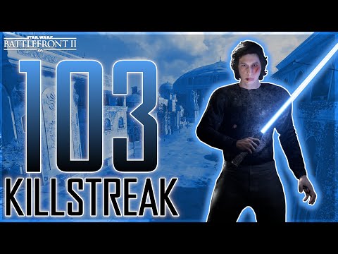 Ben Solo 103 Killstreak on Naboo | Star Wars Battlefront 2