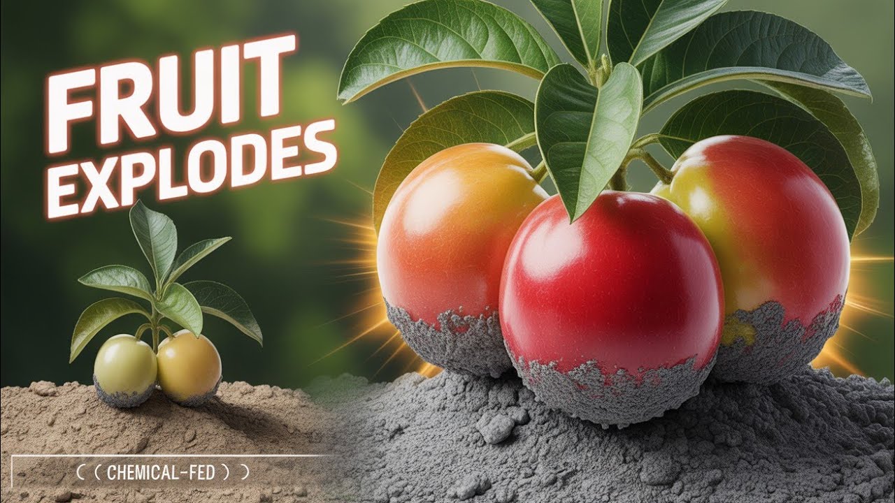 «Серый минерал», который утраивает размер фруктов — почему мы перешли на химические вещества?