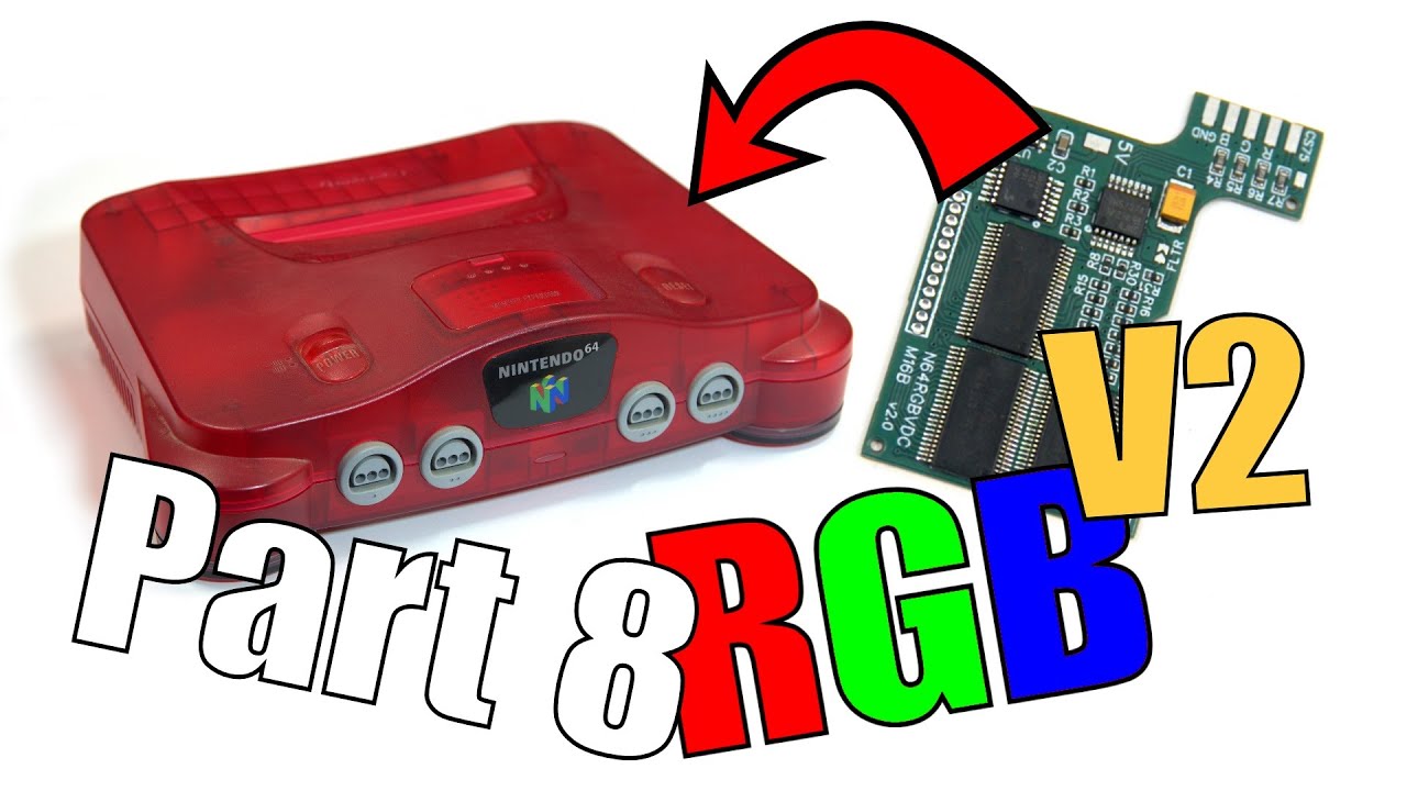 N64RGBVDC versión 2: mod RGB para la Nintendo 64 mejorado - YouTube