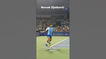 🐐The best returner in the world Novak Djokovic Slow motion #tennis #return #slowmotion