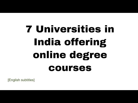 7 Universities in India who got approval for offering Online degree courses