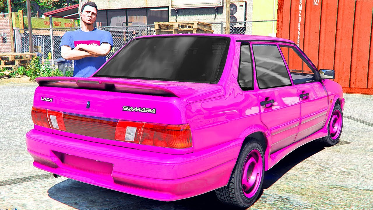 УКРАЛ У ДЕВУШКИ ВАЗ 2115 РОЗОВОГО ЦВЕТА ! CRMP BLACK RUSSIA MOBILE ⚡ ...