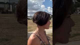 Shaved Bob finished haircut #undercut #haircut