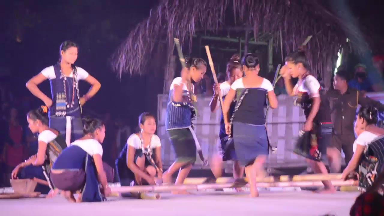 Karbi Traditional Bamboo Dance II Lengpum Sokchon