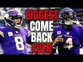 Vikings SHOCK The NFL With Biggest Comeback In HISTORY! | Erase 33-0 Colts Lead To Win In Overtime!