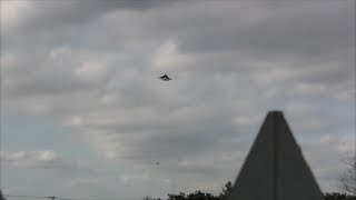 20130404の厚木基地@ハリアーが2機飛来@OverheadPass