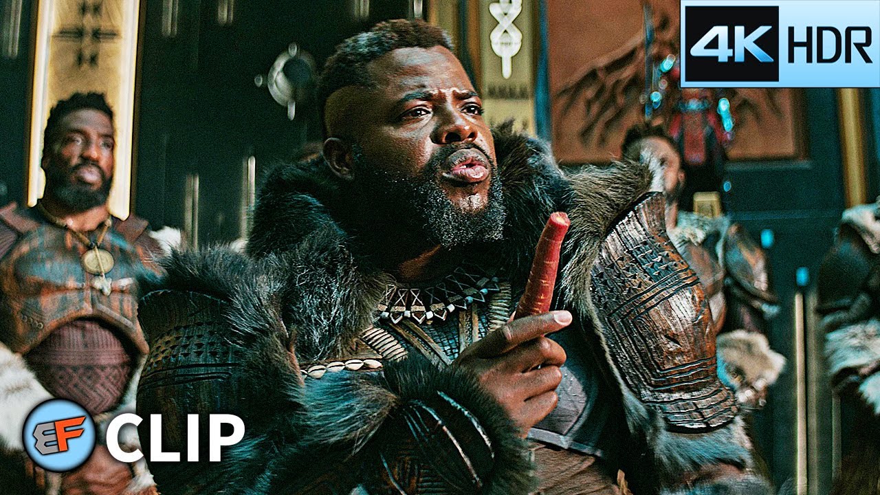 The Tribal Council Scene | Black Panther Wakanda Forever (2022) 4K HDR Movie Clip