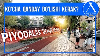 Odamlar Uchun Kocha Mahatma Gandi Hamda Hamid Olimjon Kochasi Chorrahasiga Konsept