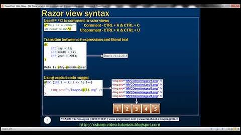 Part 58   Razor views in mvc continued