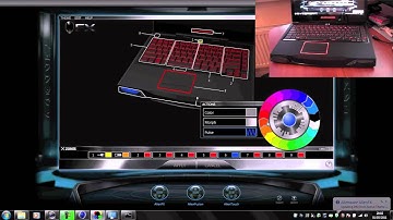 Alienware m14x AlienFX Feature - Configure the LEDs!