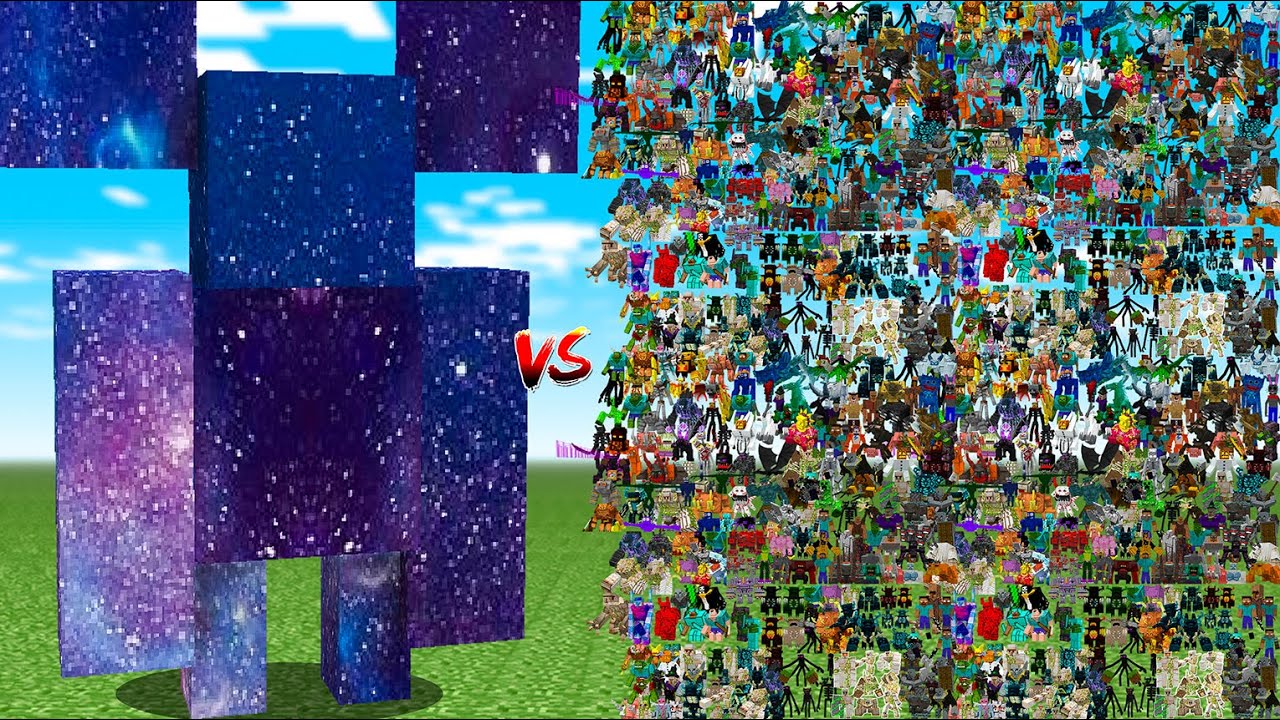 CHAOS GOD WARDEN vs 500 RANDOM MOBS!