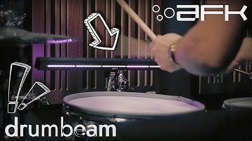 DRUMBEAM midi controller & AE Hybrid e-drums triggering Toontrack EZdrummer 3