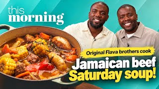 Original Flava’s Craig & Shaun cook Jamaican Beef Saturday soup |  ITV’s This Morning
