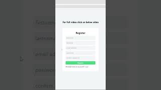 Full stack Authentication implementation