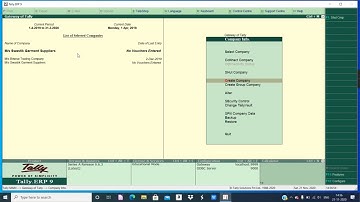 Computerised Accounting with #GST | #Tally_ERP9 | SOP3 | 12 Commerce | Maharashtra State Board