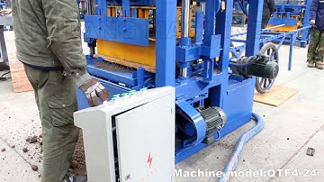 QTF4-24 manual brick making machine