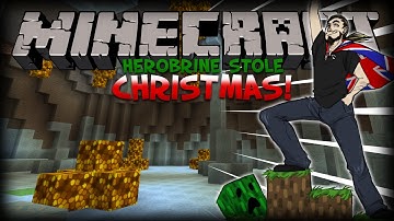 HEROBRINE STOLE CHRISTMAS! - Xmas Minecraft Livestream - 20th Dec 2014 (Part 2)
