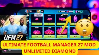 Ultimate Football Manager 27 hack mod get full diamond and resources(new) screenshot 5