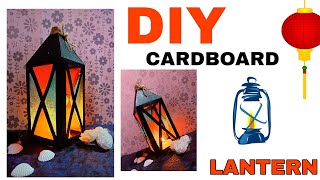 DIY Lantern Using Cardboard | Lantern Making at Home | Lantern Wedding Centerpieces