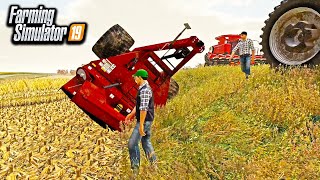 FARM ACCIDENT ON HILLSIDE! (BUCH'S STILL ALIVE!) | FARMING SIMULATOR 2000'S