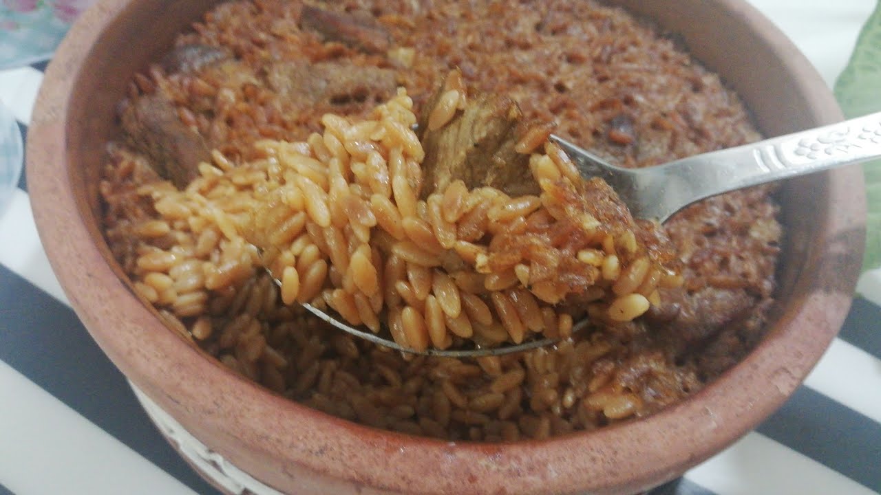 احلي طاجن لسان عصفور باللحمة ممكن تاكلوه في حياتكم 😋