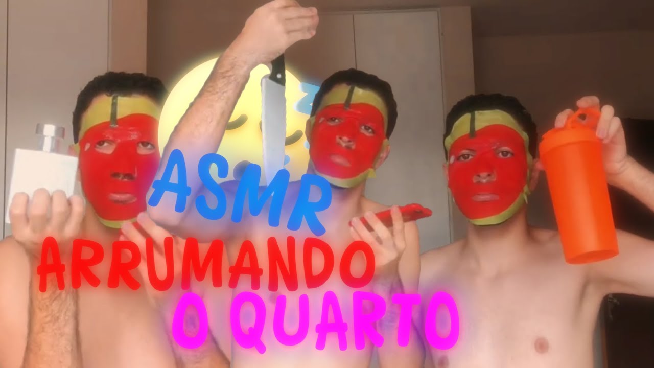 SUPER INTENSO!🧹 ASMR Tapping  💤 Organizando Meu Quarto 🪞 Sons Relaxantes e sussurros baixinhos✨