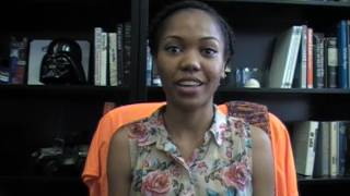 Taylor McMichael discusses the Richmond Minorities in Engineering Partnership at VSU.