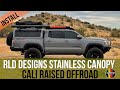 WATCH THIS BEFORE BUYING FIBERGLASS OVERLAND CAMPER SHELL | CALI RAISED OFFROAD INSTALL RLD DESIGNS