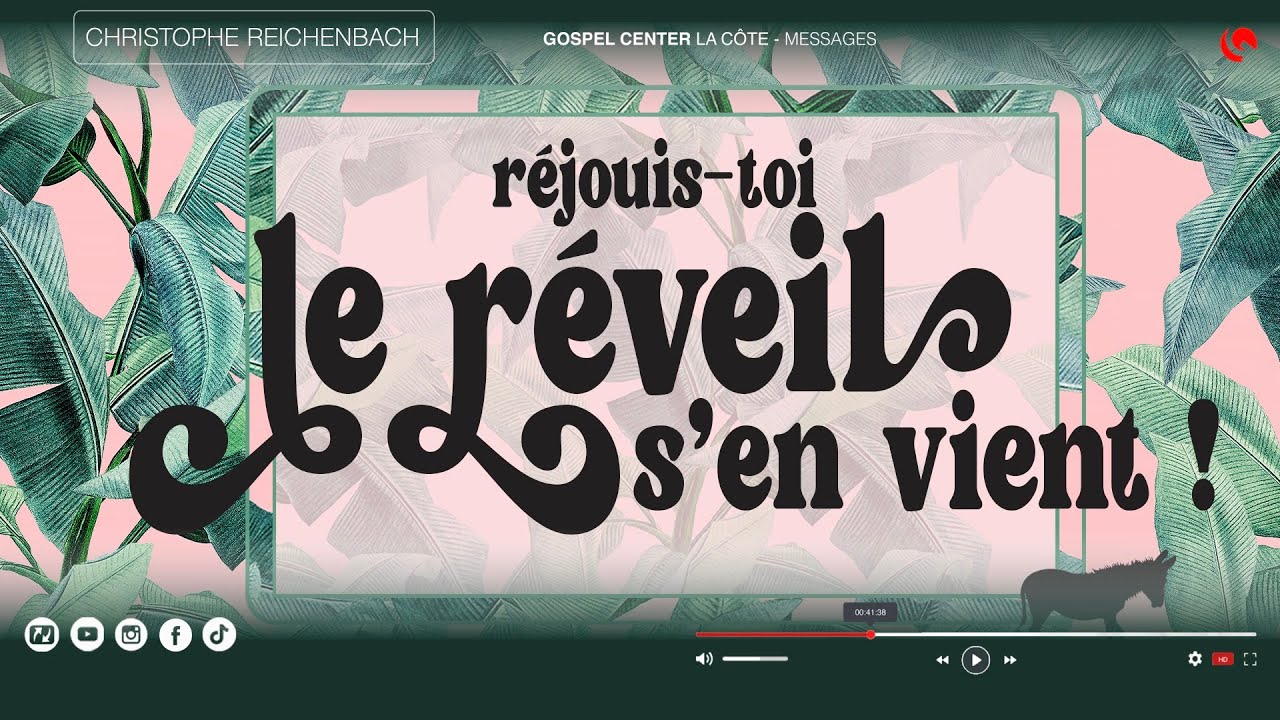 Christophe Reichenbach - Réjouis-toi le réveil s'en vient - YouTube