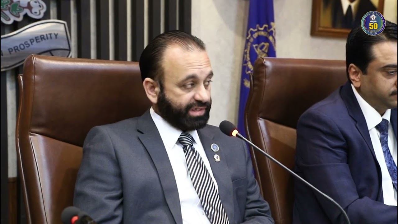 (P) FCCI Mr. Farooq Yousaf Sheikh meeting with Kashmir Institute of Management (KIM), Muzaffarabad,