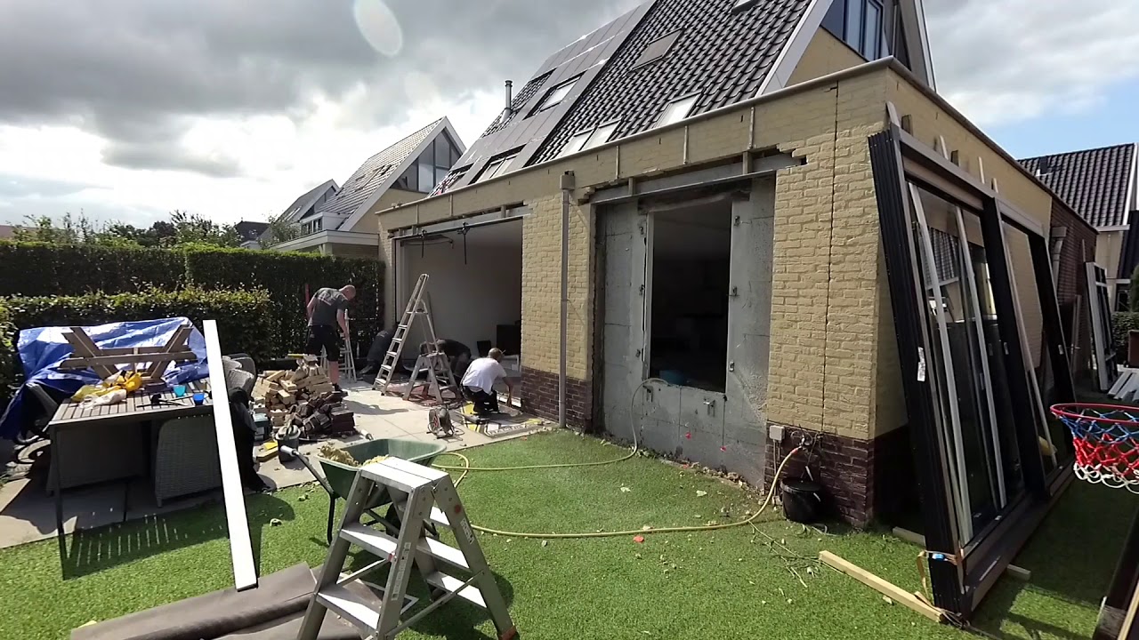 Time Lapse schuifpui plaatsen