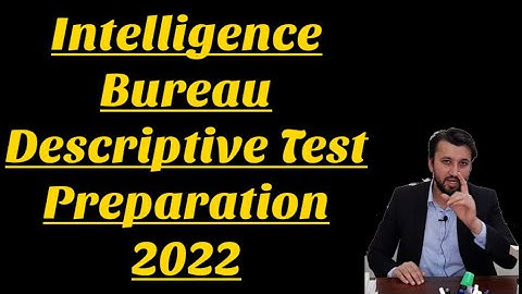 AD IB Descriptive Test Paper Passing Techniques